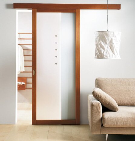 Sliding door save space in your apartment 4