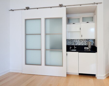 Sliding door save space in your apartment 6