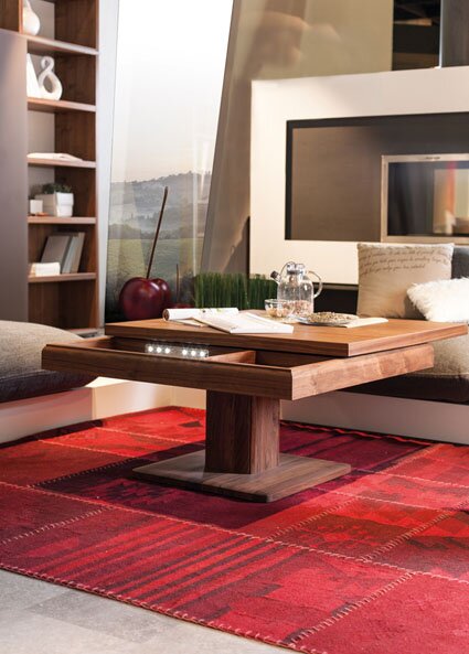 interior decorating make small apartment look bigger coffee table